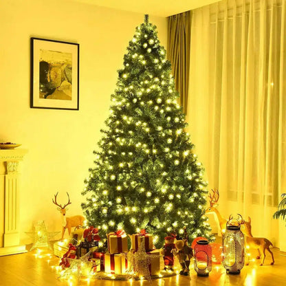 7 Feet PVC Artificial Christmas Tree with LED Lights Cartsfy Inc.