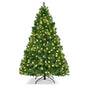 7 Feet PVC Artificial Christmas Tree with LED Lights Cartsfy Inc.