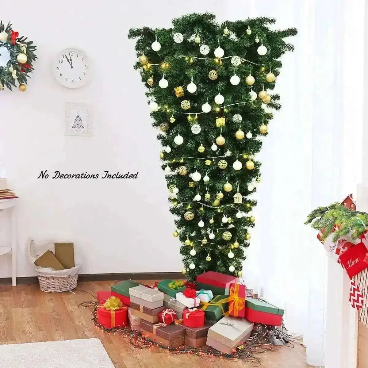 7 Feet Unlit Upside Down Artificial Christmas Tree Cartsfy Inc.