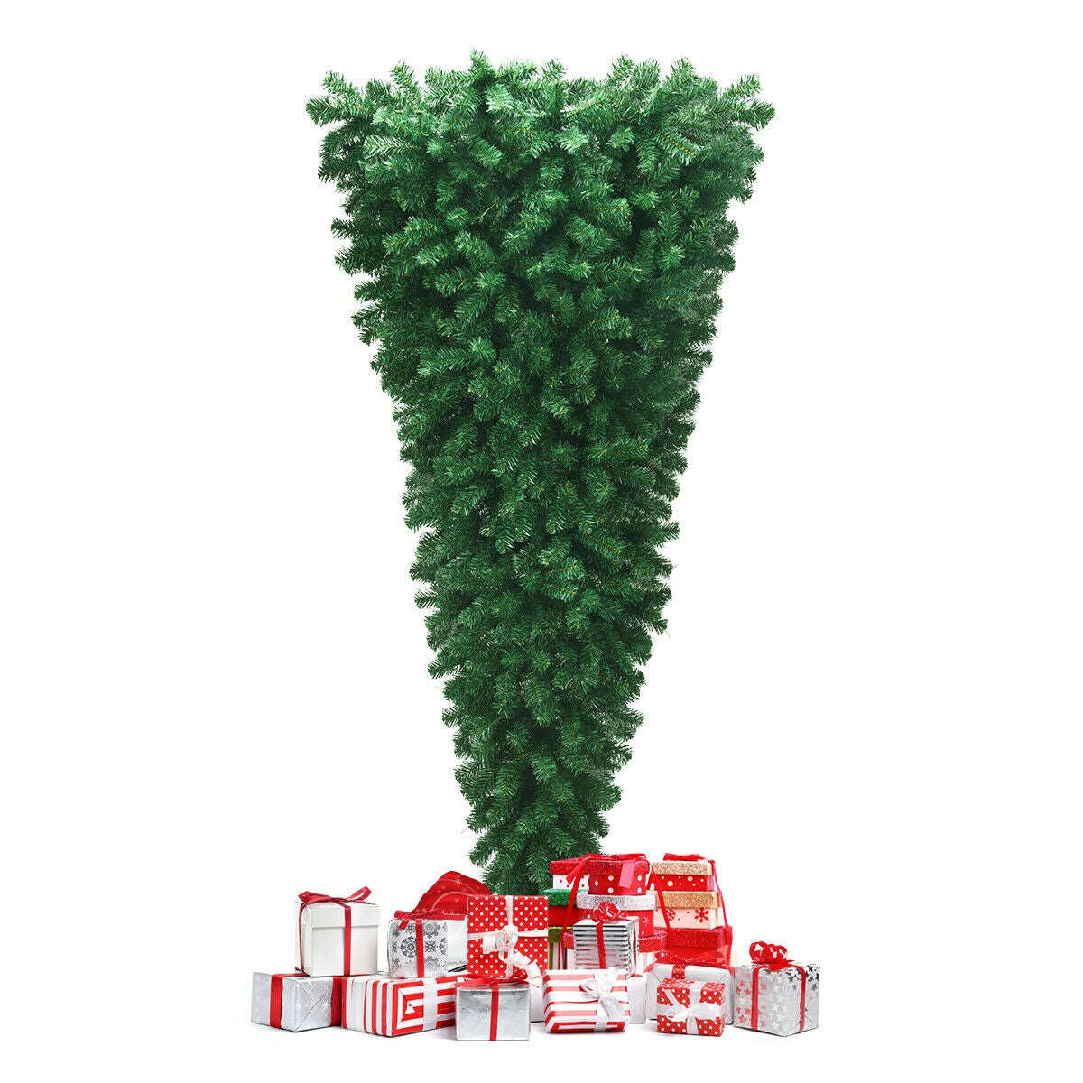 7 Feet Unlit Upside Down Artificial Christmas Tree Cartsfy Inc.