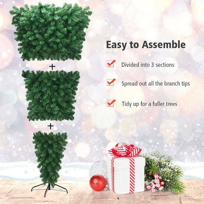 7 Feet Unlit Upside Down Artificial Christmas Tree Cartsfy Inc.