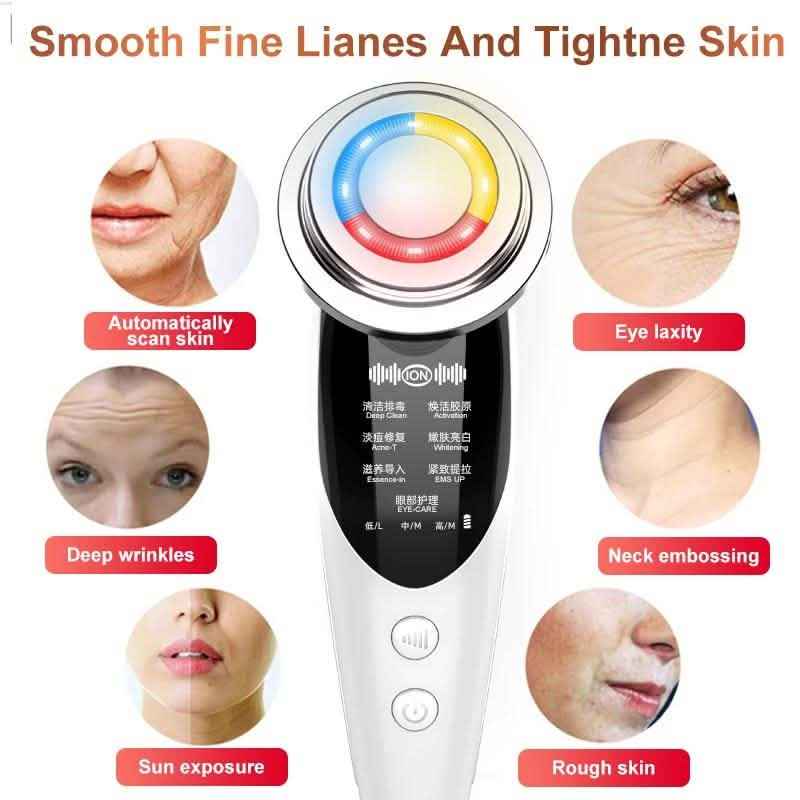 7-in-1 AmazeFan RF and EMS Radio Beauty Skin Care Tools Cartsfy Inc.
