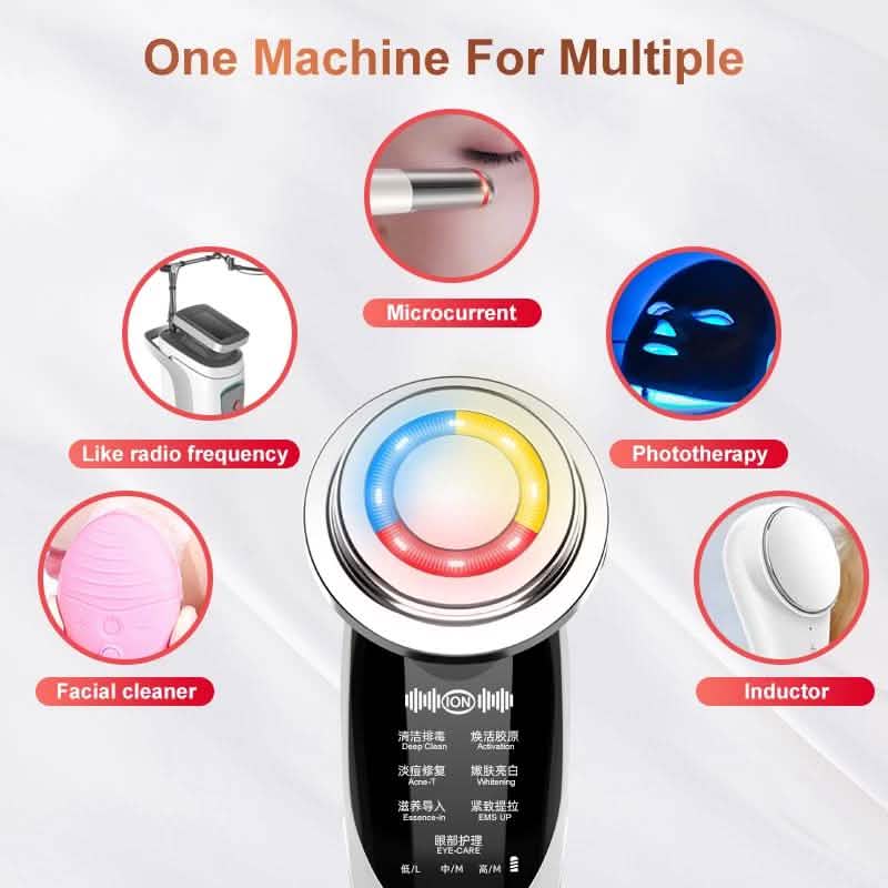 7-in-1 AmazeFan RF and EMS Radio Beauty Skin Care Tools Cartsfy Inc.