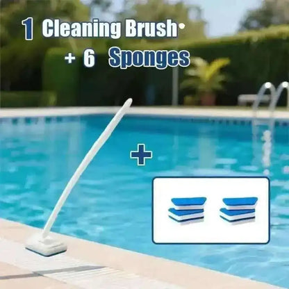 7-Piece Set: Detachable Cleaning Brush with 7 Sponges for Bathtub, Tile, Floor & Window Cartsfy Inc.