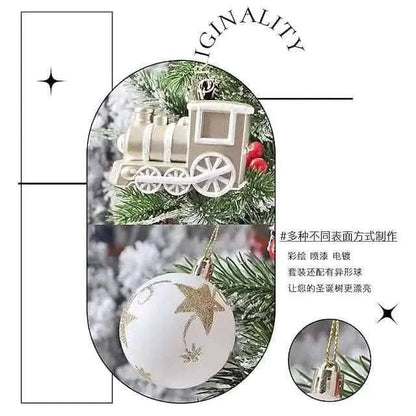 70-Pieces Set: Christmas Tree Decorations Christmas Ball DailySale Pink Silver Red/White Pink-Silver-Red/White-Red/Green/Gold-Gold/White-