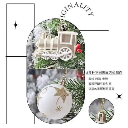 70-Pieces Set: Christmas Tree Decorations Christmas Ball Cartsfy Inc.