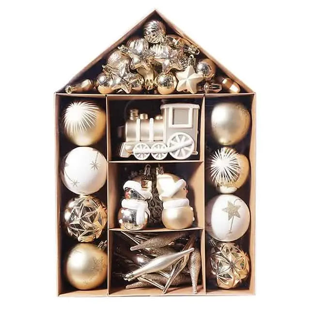 70-Pieces Set: Christmas Tree Decorations Christmas Ball