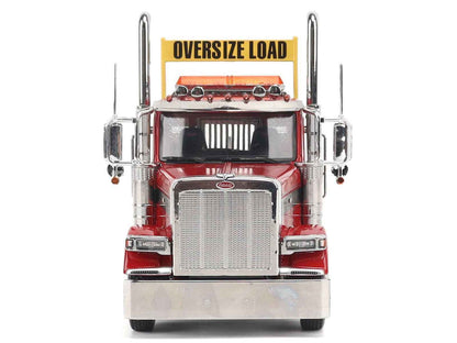 Peterbilt 589 Tandem-Axle Truck Tractor with Day Cab Legendary Red "Transport Series" 1/32 Diecast Model by Diecast Masters