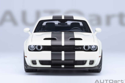 AUTOart 2023 Dodge Challenger SRT Super Stock Knuckle White 1:18