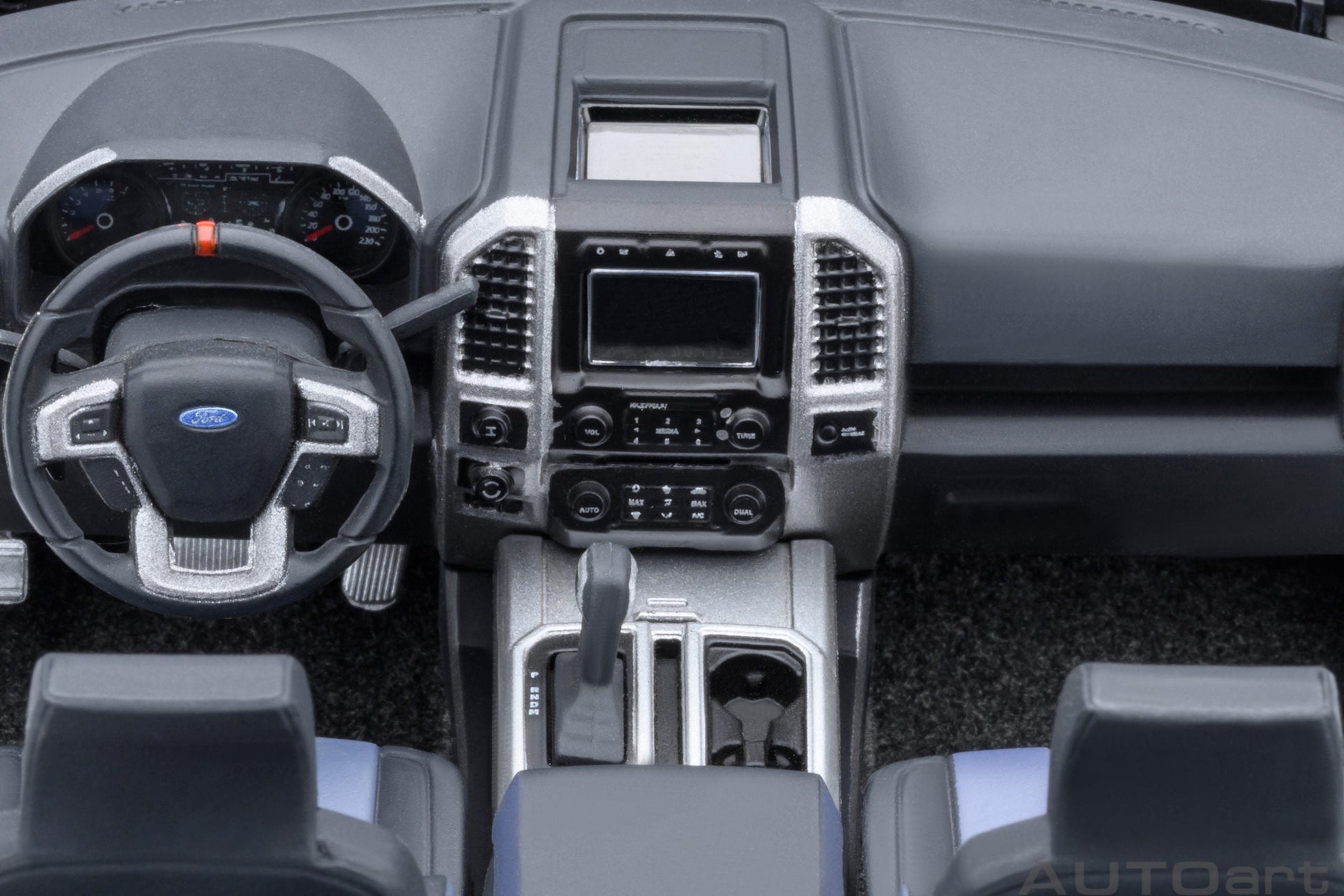AUTOart 2019 Ford F-150 Raptor Supercrew Velocity Blue 1:18