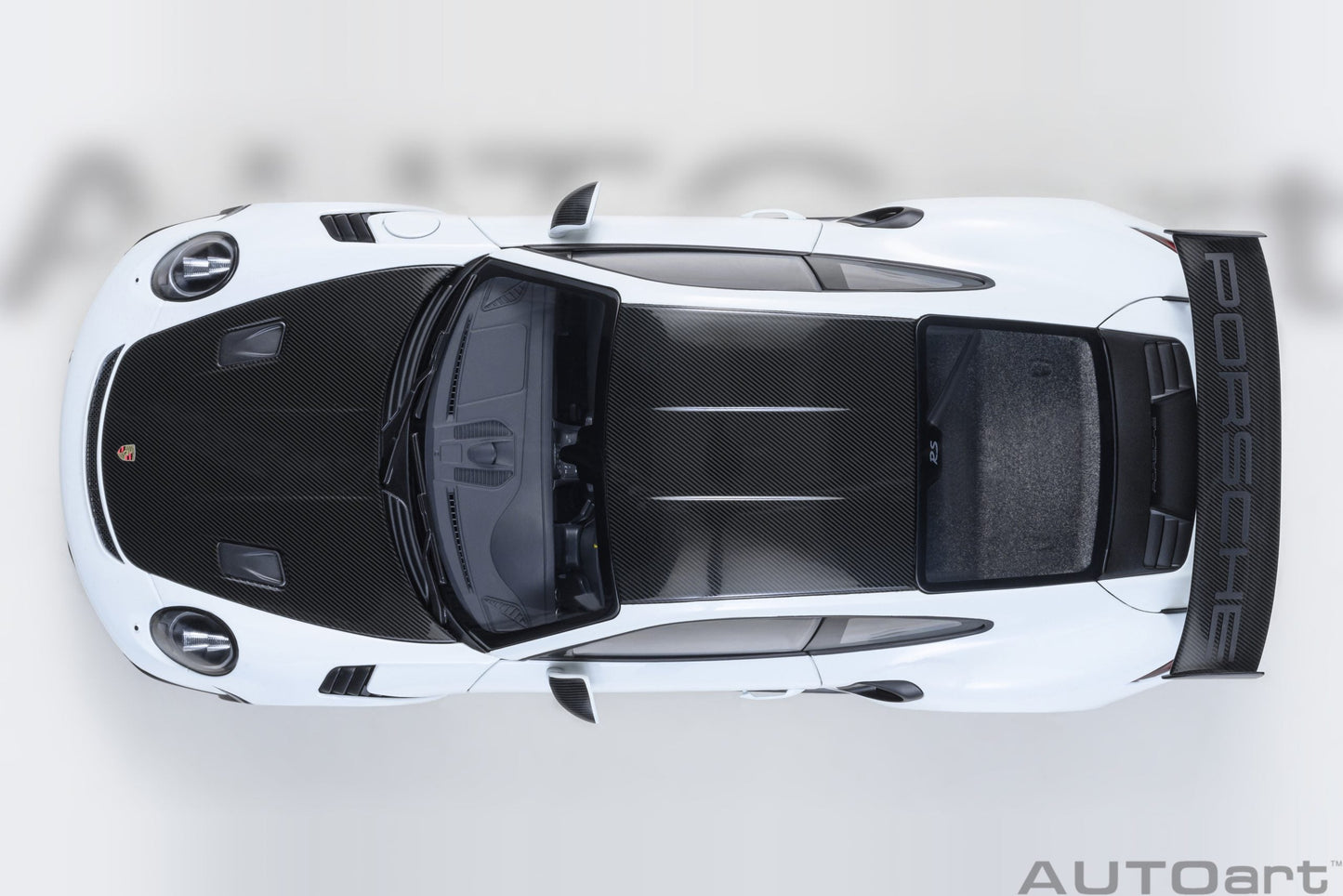 AUTOart Porsche 911 991.2 GT3 RS w/ Weissach Pkg White 1:18