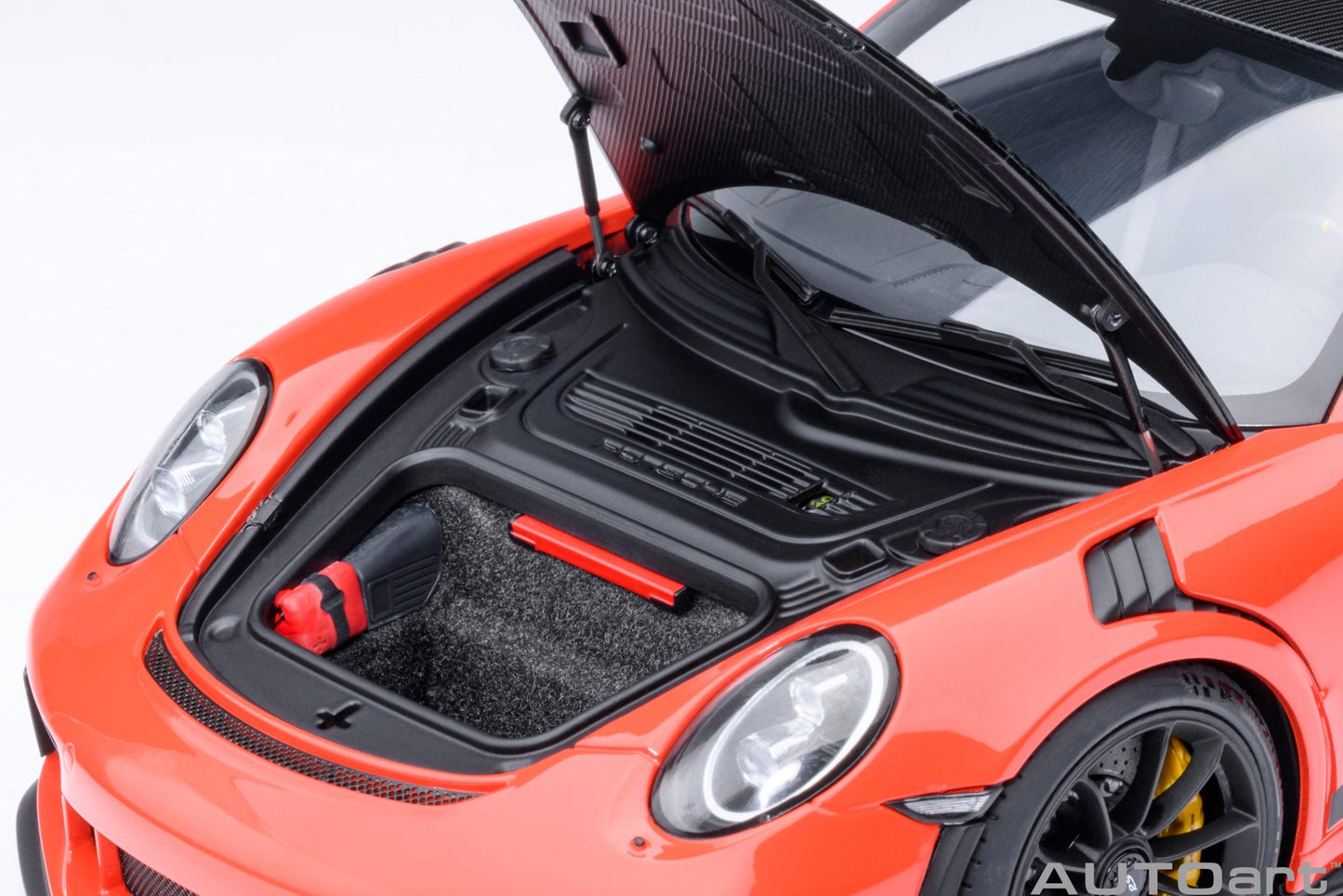 AUTOart Porsche 911 991.2 GT3 RS w/ Weissach Pkg Lava Orange 1:18