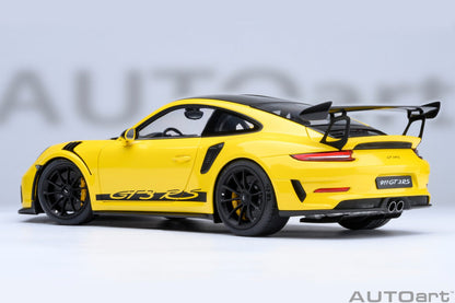 AUTOart Porsche 911 991.2 GT3 RS w/ Weissach Pkg Racing Yellow 1:18