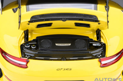 AUTOart Porsche 911 991.2 GT3 RS w/ Weissach Pkg Racing Yellow 1:18
