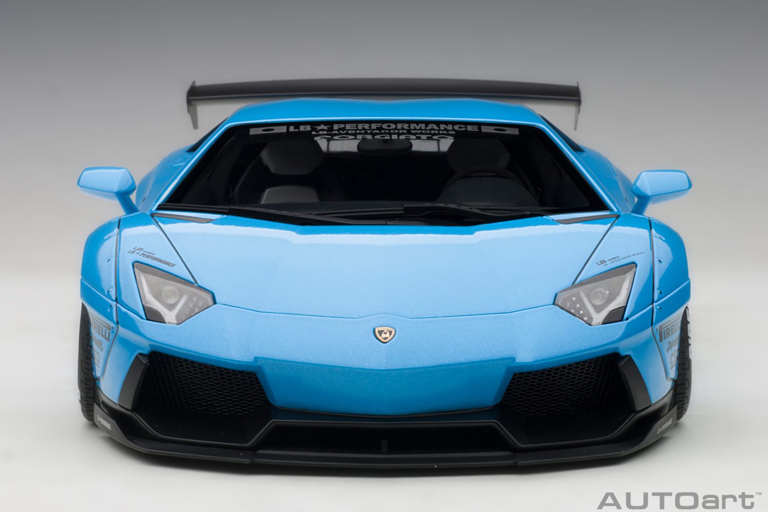 AUTOart Lamborghini Aventador LB Works Metallic Sky Blue 1:18