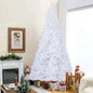 8 ft White Artificial PVC Christmas Tree with Stand Cartsfy Inc.