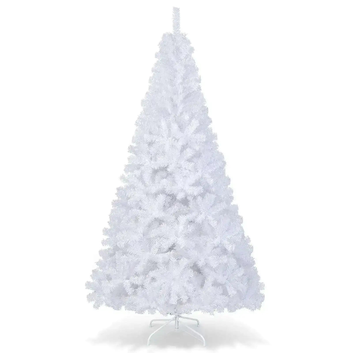 8 ft White Artificial PVC Christmas Tree with Stand Cartsfy Inc.