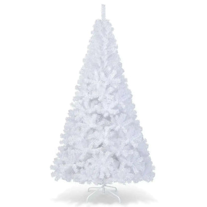 8 ft White Artificial PVC Christmas Tree with Stand Cartsfy Inc.