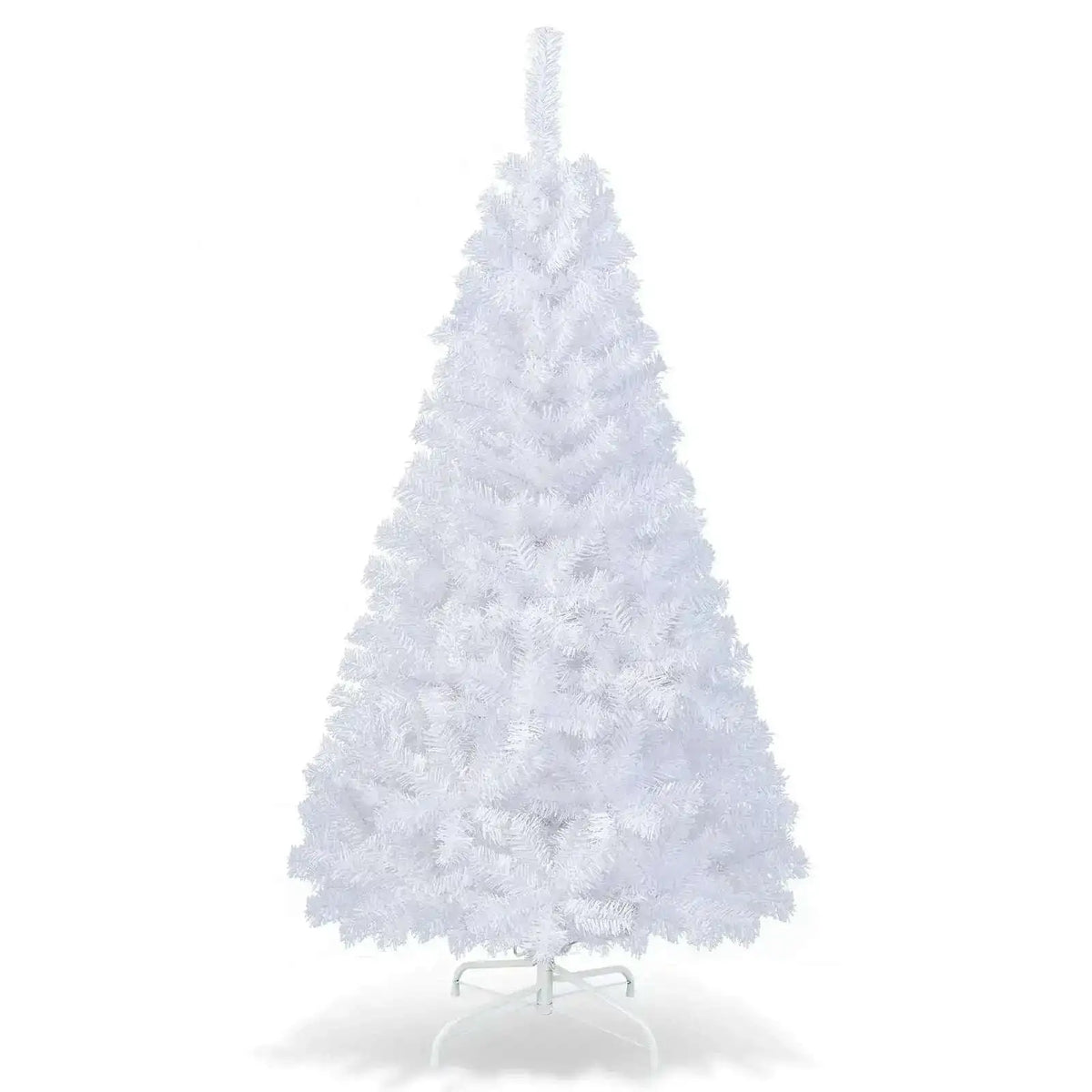 8 ft White Artificial PVC Christmas Tree with Stand Cartsfy Inc.