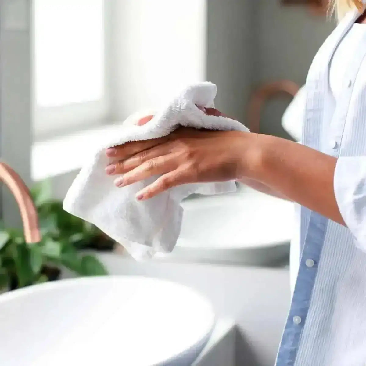 8-Piece: 100% Organic Cotton Bath Towel Set DailySale Gray Sky Blue Silver Gray-Sky Blue-Silver-White-