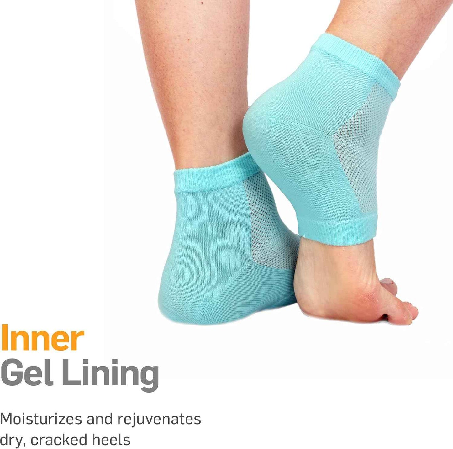 Vented Moisturizing Heel Sleeves