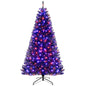 6/7/8 Feet Artificial Christmas Tree with 6 Lighting Modes and Spooky Sounds
