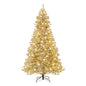 6 Feet Snow-flocked Artificial Christmas Tree Pre-lit Hinged with 81 Sphere Lights and Remote