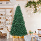 9 Feet Hinged Premium Artificial PVC Christmas Tree with Solid Metal Stand