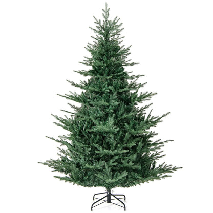 Artificial Christmas Tree with Branch Tips and Warm White LED Lights