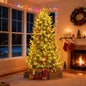 Pre-Lit Artificial Christmas Tree with Multicolored LED Lights-M