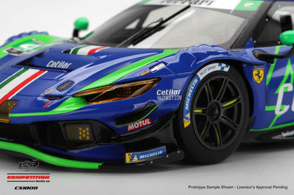 BBR Ferrari 296 GT3 #47 Cetilar Racing 2025 IMSA Daytona 24 Hrs Blue 1:18