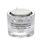Restoring Wrinkle Treatment face cream in clear glass jar with white cream inside