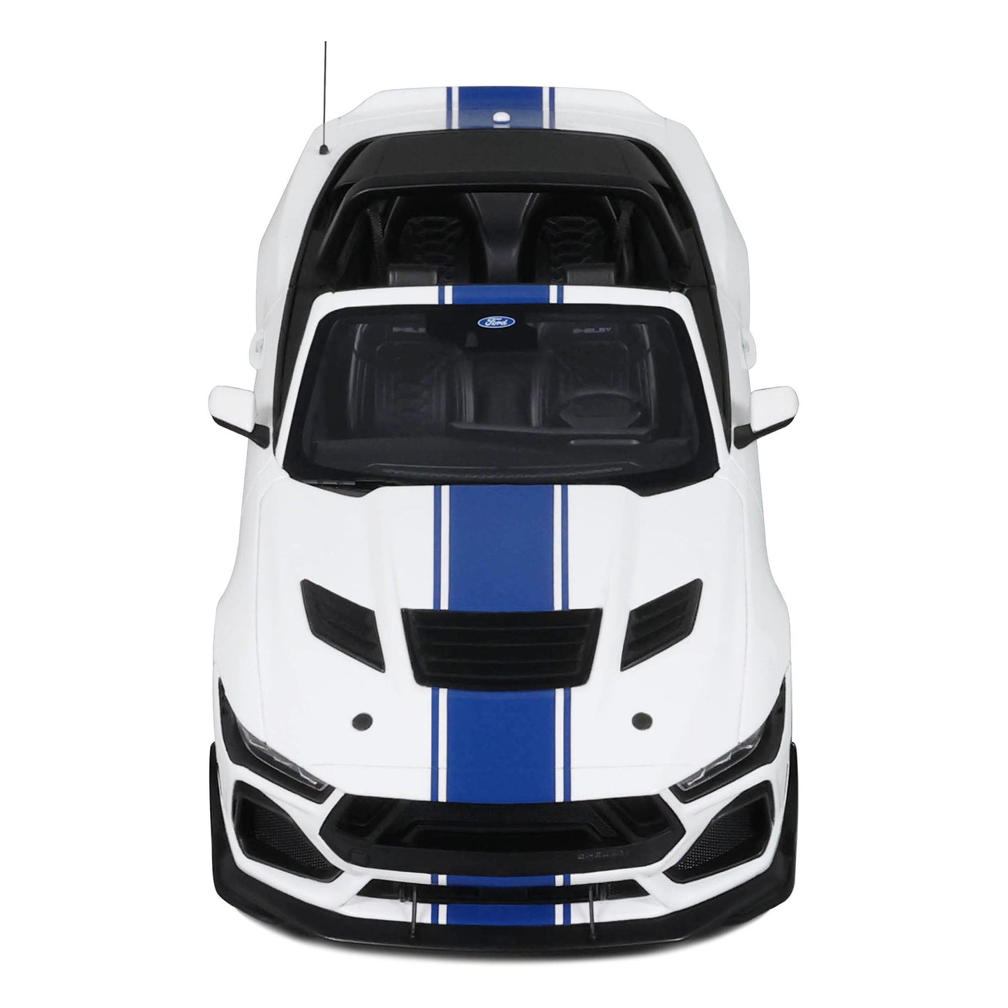 GT Spirit 2025 Ford Shelby Mustang Super Snake Convertible Oxford White 1:18
