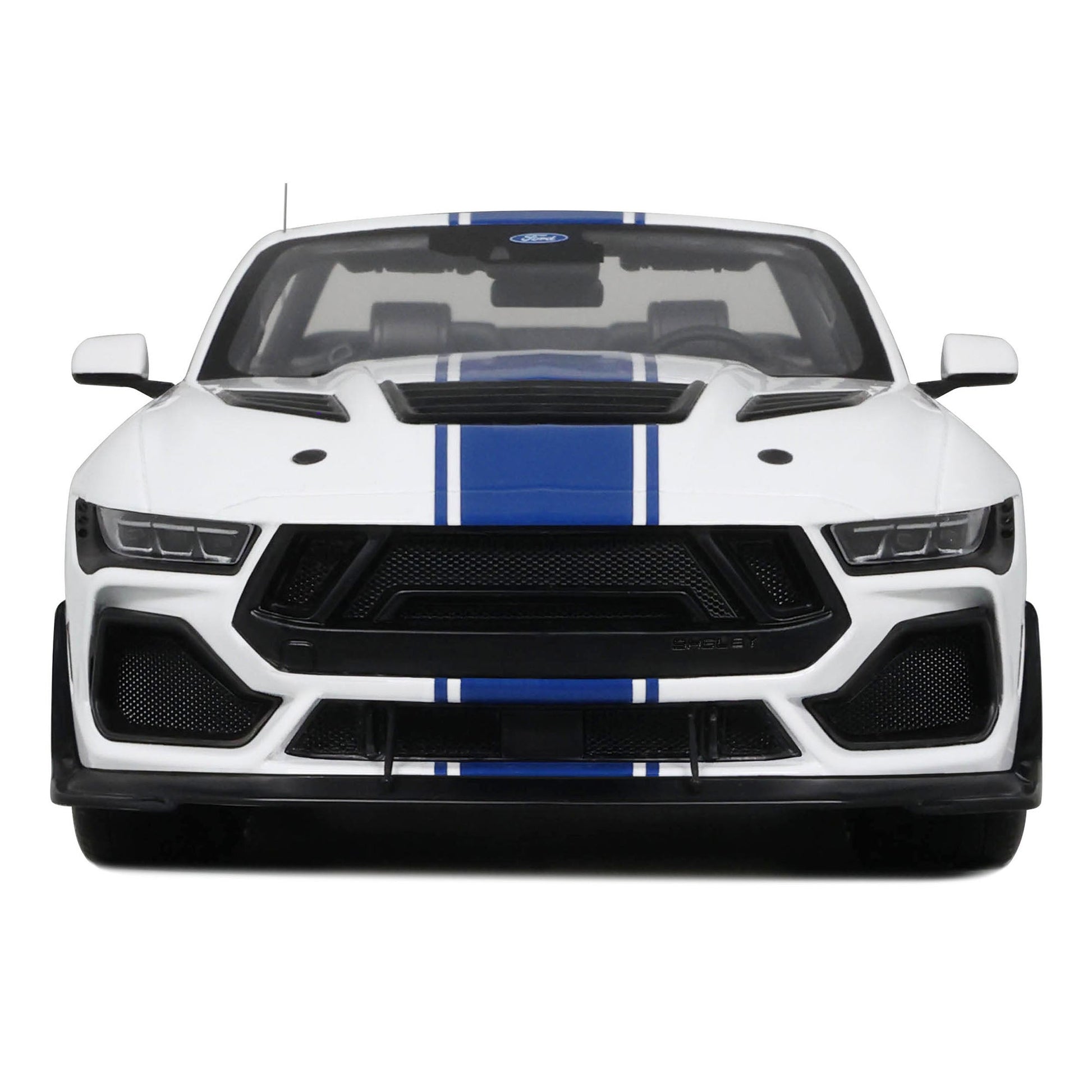 GT Spirit 2025 Ford Shelby Mustang Super Snake Convertible Oxford White 1:18