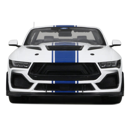 GT Spirit 2025 Ford Shelby Mustang Super Snake Convertible Oxford White 1:18