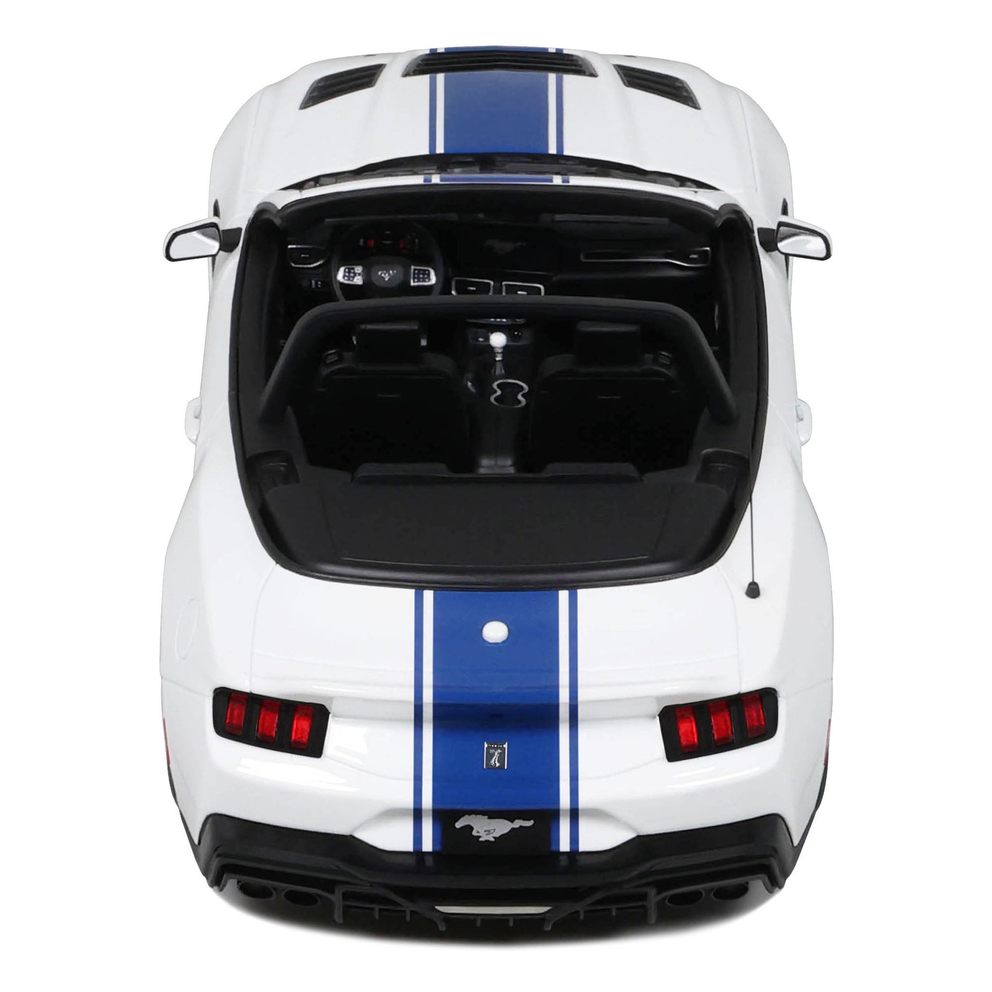 GT Spirit 2025 Ford Shelby Mustang Super Snake Convertible Oxford White 1:18