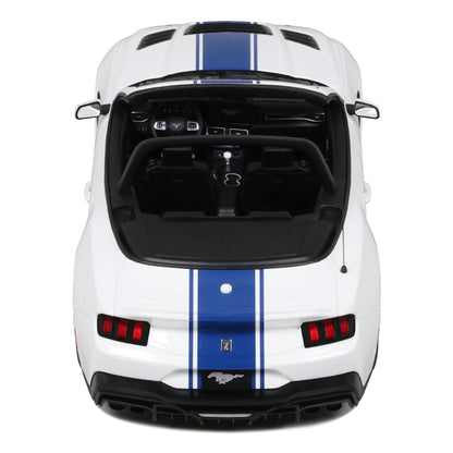 GT Spirit 2025 Ford Shelby Mustang Super Snake Convertible Oxford White 1:18