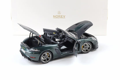 Norev 2023 Porsche 718 Spyder RS w/ Weissach Package Forest Green 1:18