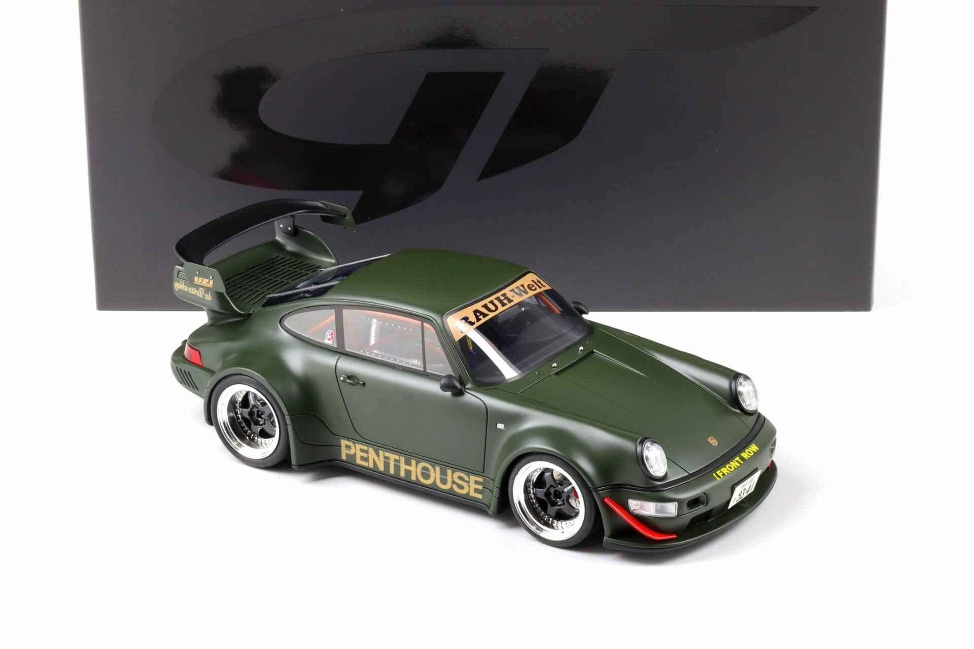 GT Spirit 2008 Porsche 911 964 RWB (Penthouse) Matte Army Green 1:18
