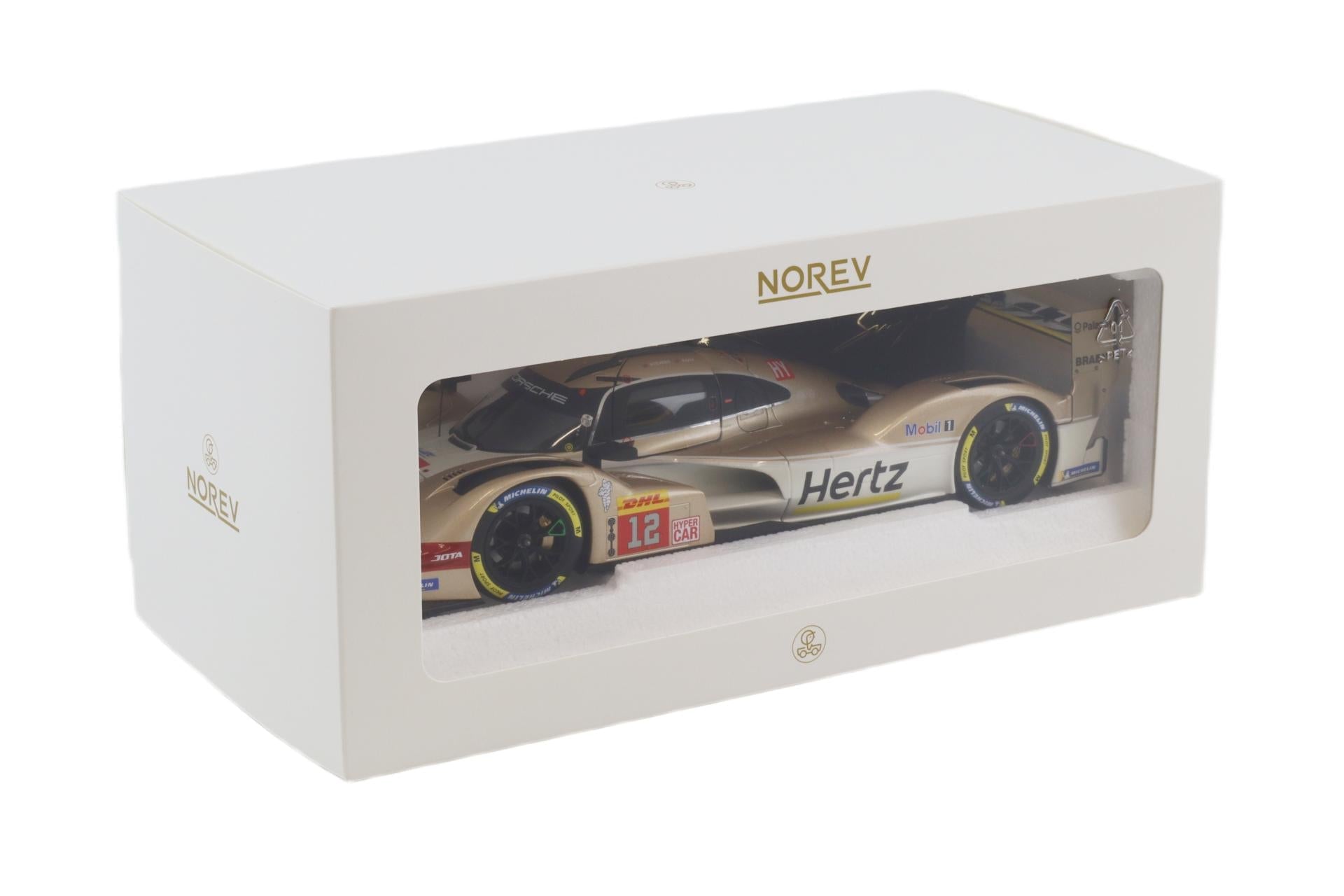 Norev Porsche 963 #38 Hertz Team Jota Lone Star IMSA 2024 Spa 6Hrs Winner Gold 1:18
