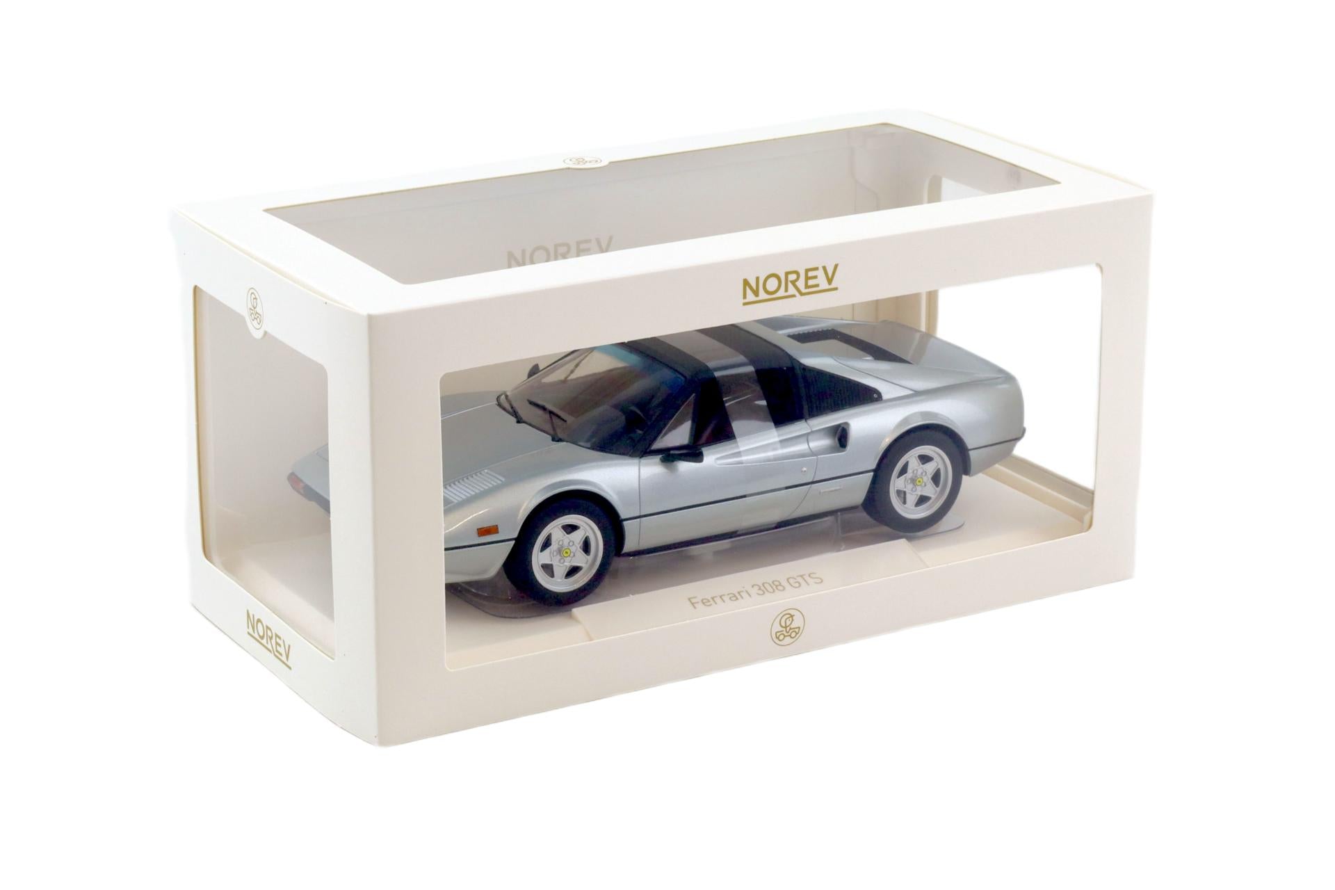 Norev 1982 Ferrari 308 GTS Silver Metallic 1:18