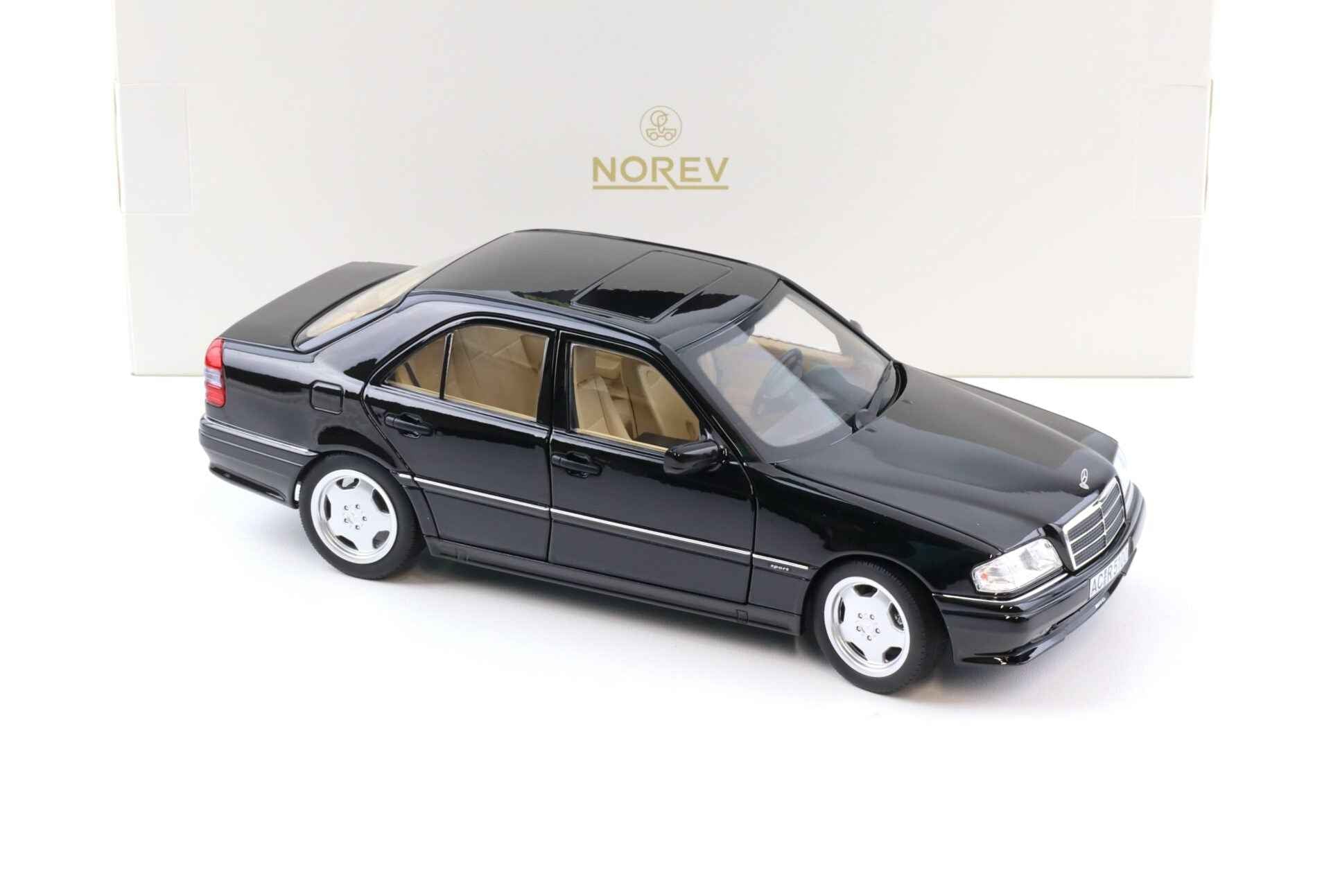 Norev 1993 Mercedes-Benz C36 AMG W202 Black 1:18