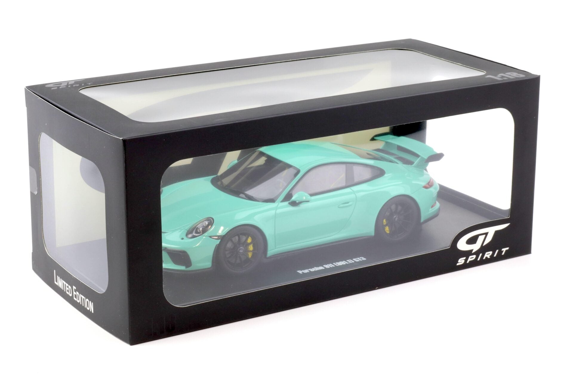 GT Spirit 2018 Porsche 911 991.2 GT3 Coupe Mint Green 1:18