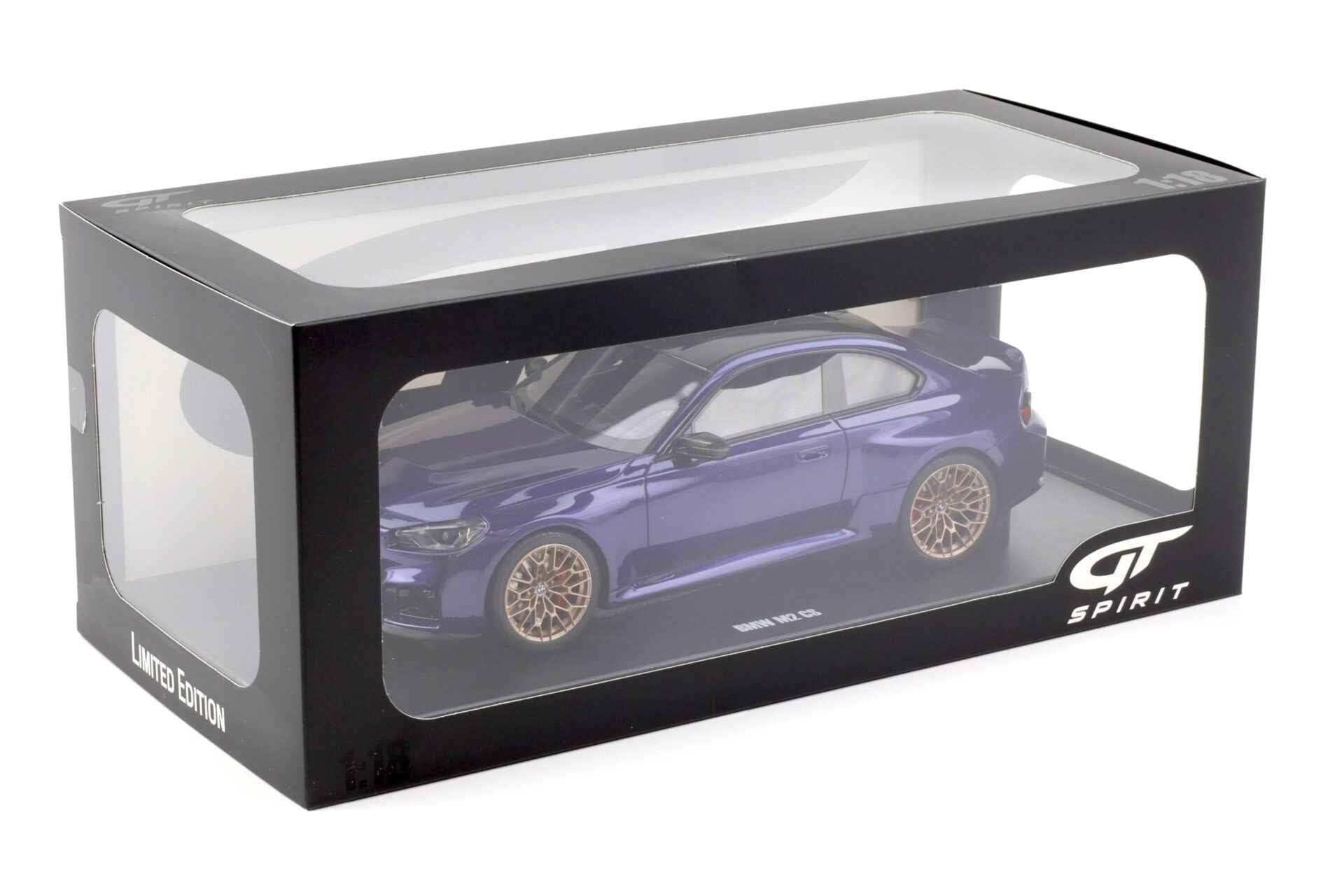 GT Spirit 2025 BMW M2 (G87) Coupe Individual Velvet Blue Metallic 1:18