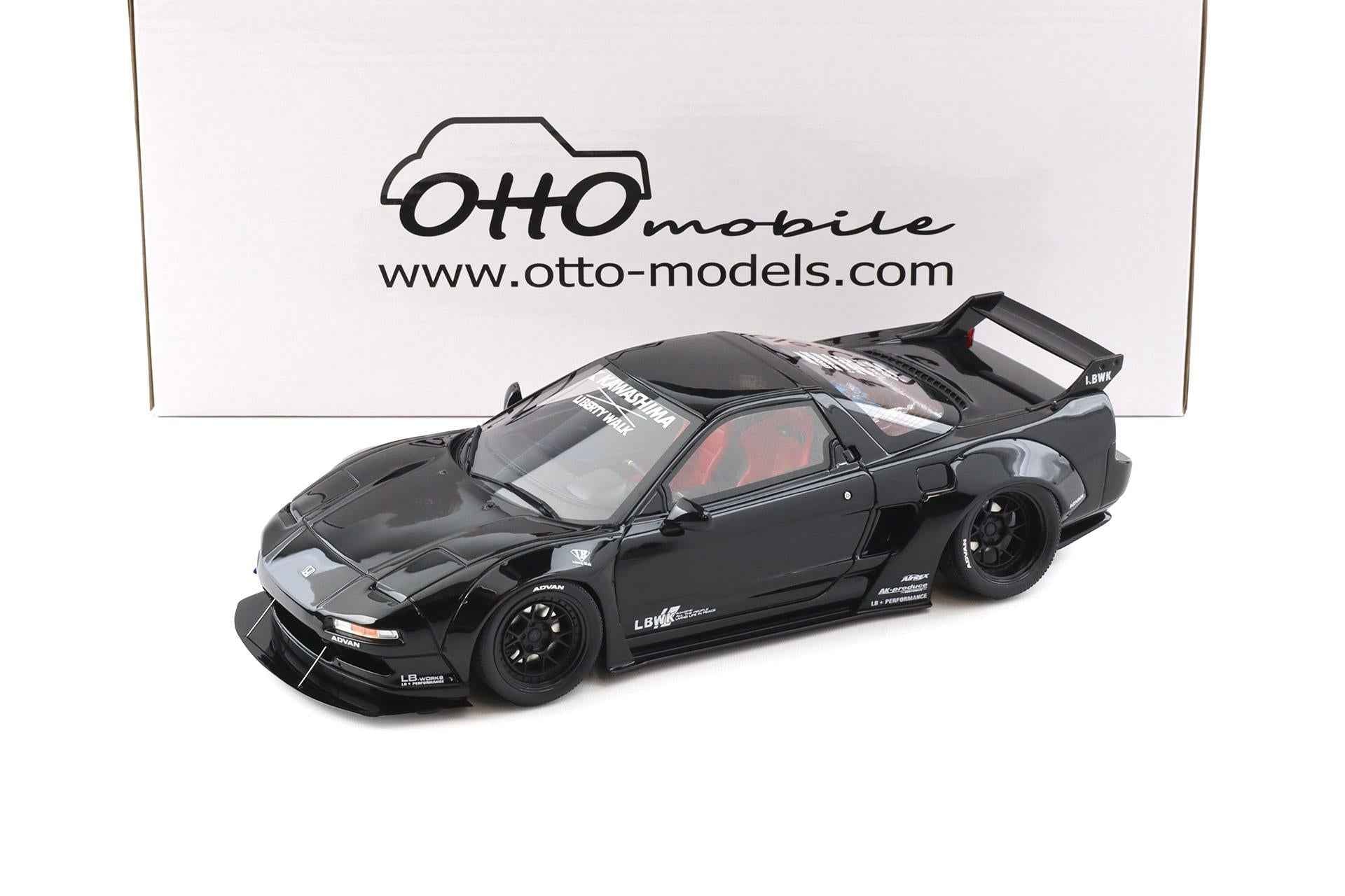 Otto 1991 Honda NSX NA1 LB-Works (Liberty Walk) 2020 Black 1:18