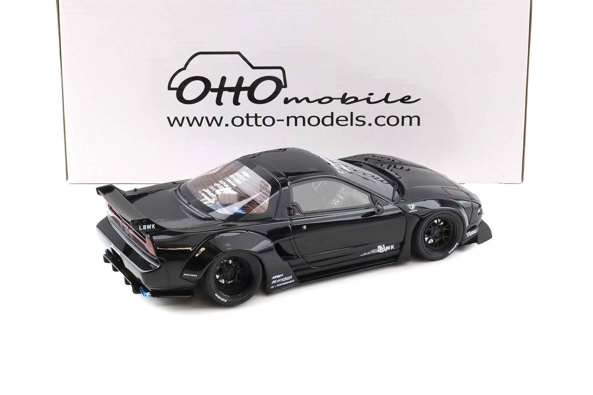 Otto 1991 Honda NSX NA1 LB-Works (Liberty Walk) 2020 Black 1:18
