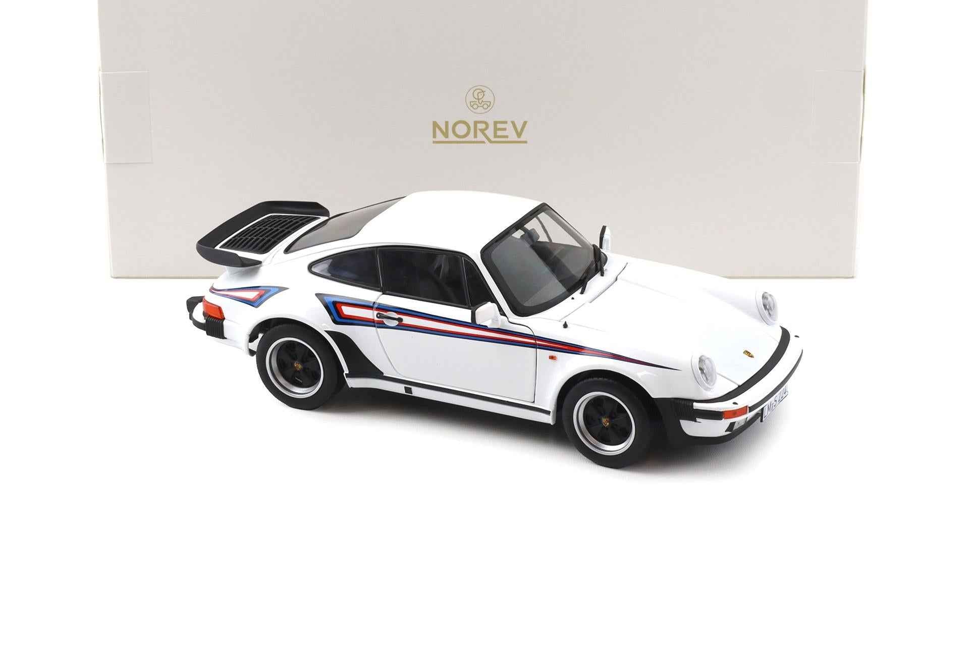 Norev 1980 Porsche 911 Turbo 930 3.3 Martini Racing G Series White 1:18