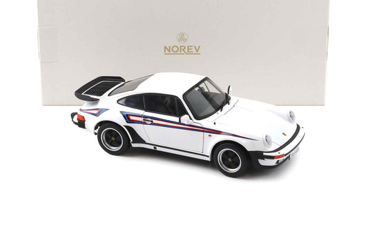 Norev 1980 Porsche 911 Turbo 930 3.3 Martini Racing G Series White 1:18