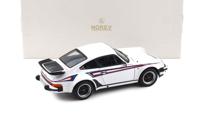 Norev 1980 Porsche 911 Turbo 930 3.3 Martini Racing G Series White 1:18