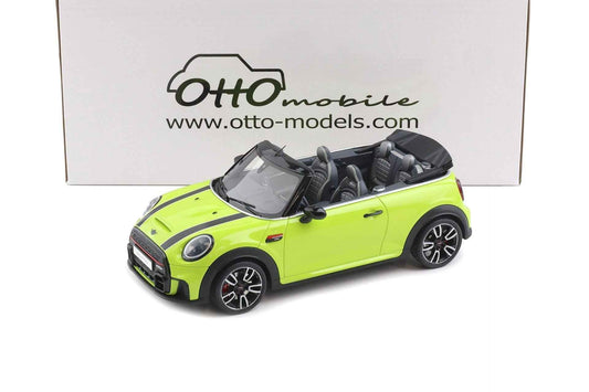 Otto 2021 Mini Cooper Cabrio F57 JCW John Cooper Works Zesty Yellow C5H 1:18
